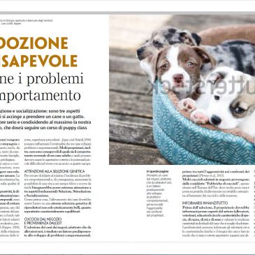L’adozione consapevole previene i problemi di comportamento – L. Pierantoni