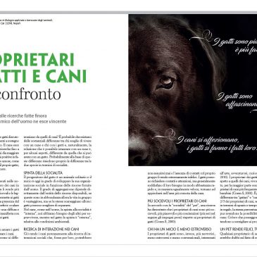Proprietari di gatti e cani a confronto – L. Pierantoni