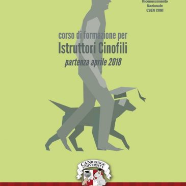Corso per Educatori Cinofili Aprile 2018