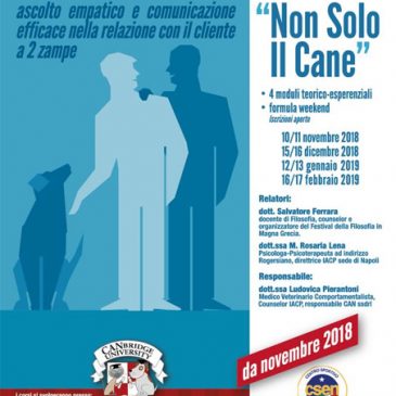 Non solo il cane – 16/17 Febbraio 2019